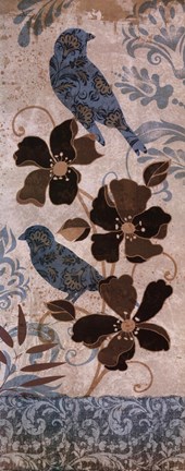 Framed Blue Bird I Print