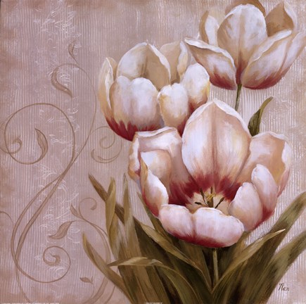 Framed Perfect Blooms II Print