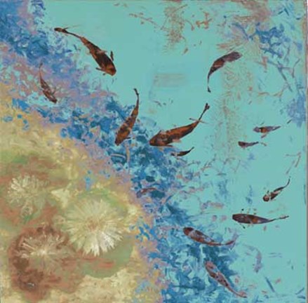 Framed Tredici Pesciolini Print