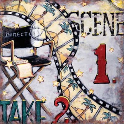 Framed Scene I Take 2 Print