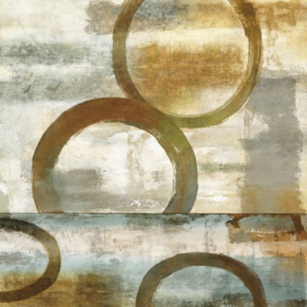 Framed Round And Round II Print