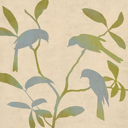 Framed Birdsong II Print