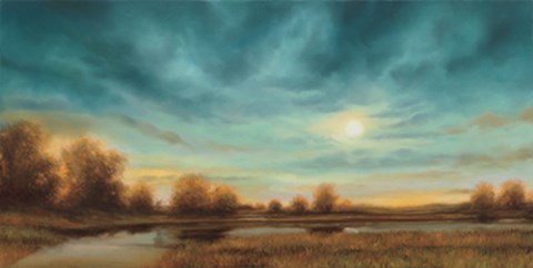 Framed Evening Approaches Print