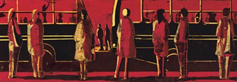 Framed Bus Station Print