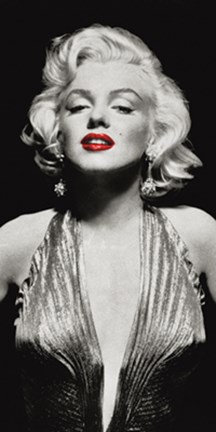 Framed Marilyn in Evening Dress Print