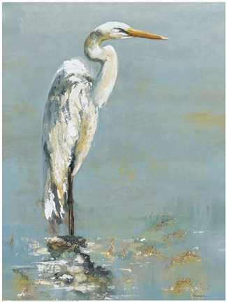 Framed Herons I Print