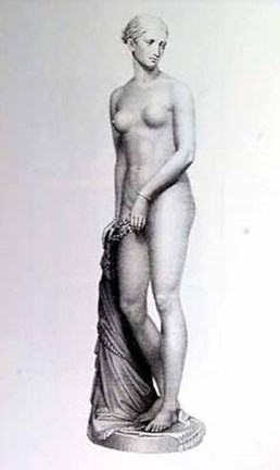 Framed Greek Slave Print