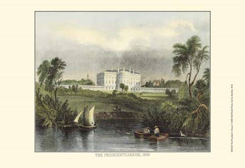 Framed President&#39;s House Print