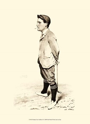 Framed Vanity Fair Golfers II Print