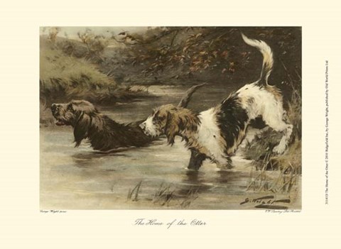 Framed Home of the Otter Print