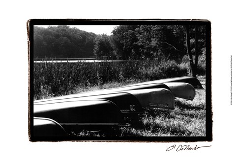 Framed Lake Living II Print