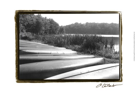 Framed Lake Living III Print