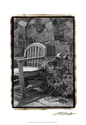Framed Garden Respite II Print