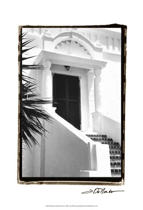Framed Bermuda Architecture II Print