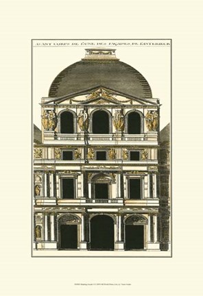 Framed Building Facade I Print