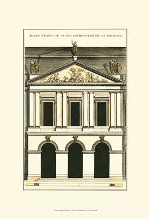 Framed Building Facade III Print
