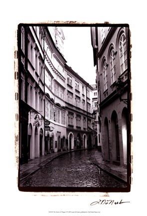 Framed Streets of Prague I Print