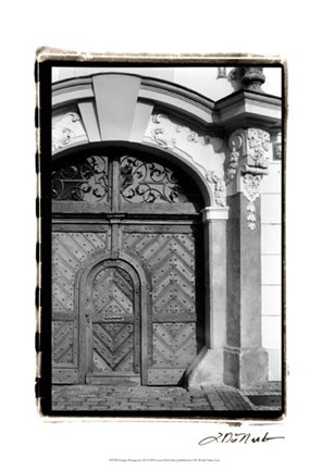 Framed Prague Passageway III Print