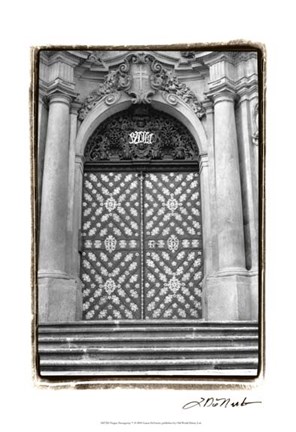 Framed Prague Passageway V Print