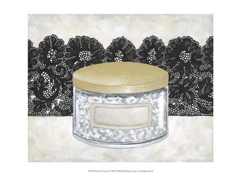 Framed Femme Noir I Print