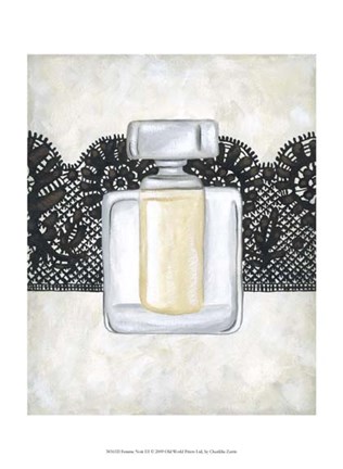 Framed Femme Noir III Print