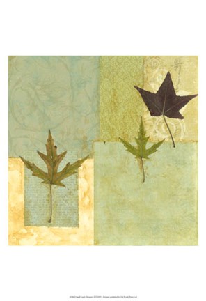 Framed Small Earth Elements II Print