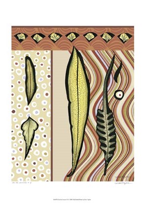 Framed Go Go Leaves IV Print