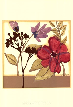 Framed Cust. Garden Sophistication II (PP) Print