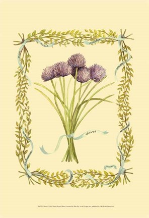 Framed Chives Print