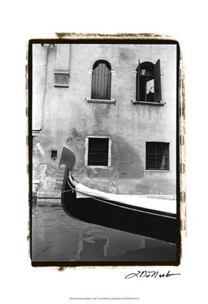 Framed Graceful Gondola Print