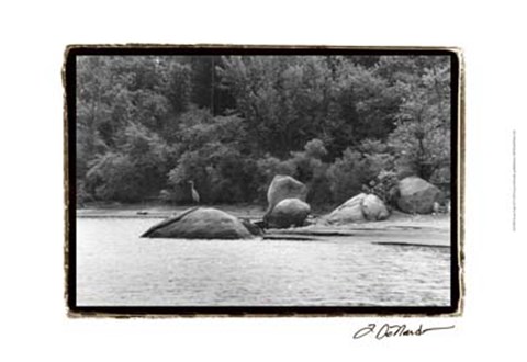 Framed Serene Lake II Print