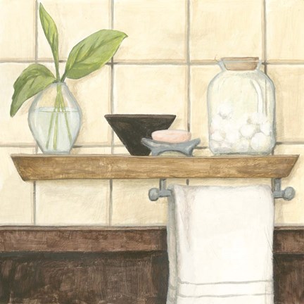 Framed Contemporary Bath IV Print