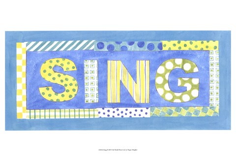 Framed Sing Print