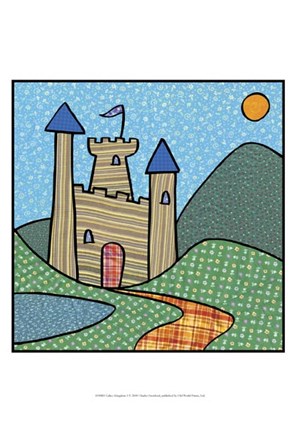 Framed Calico Kingdom I Print