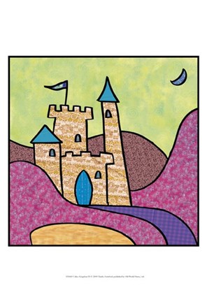 Framed Calico Kingdom III Print