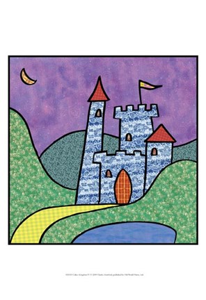 Framed Calico Kingdom IV Print