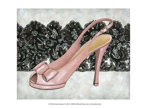 Framed Femme Boudoir IV Print