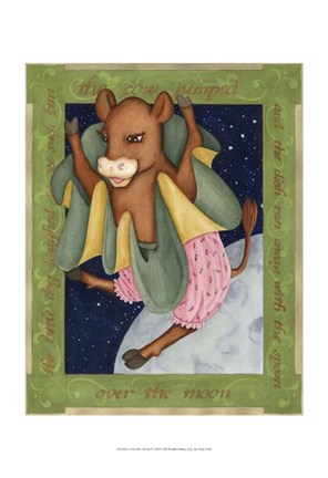 Framed Over the Moon Print