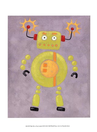 Framed Take me to your Leader III Print