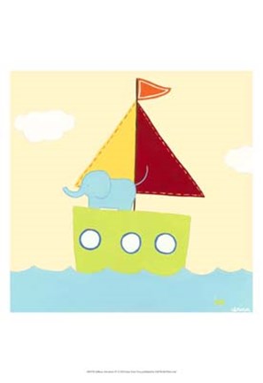 Framed Sailboat Adventure IV Print