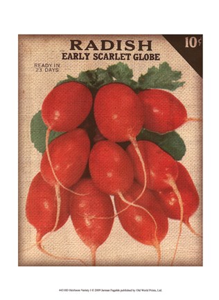 Framed Heirloom Variety I Print