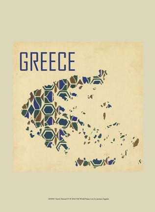 Framed Travel Abroad IV Print