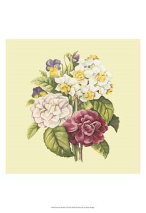 Framed Summer Bouquet I Print