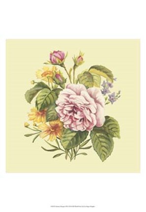 Framed Summer Bouquet III Print