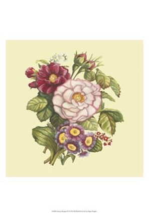 Framed Summer Bouquet IV Print