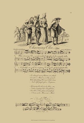 Framed Charming Cloe Print