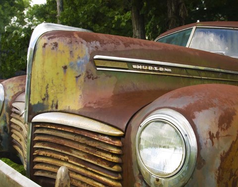 Framed Small Rusty Hudson II Print