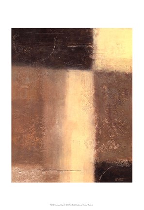 Framed Ivory &amp; Onyx I Print