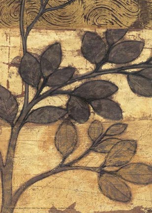 Framed Bronzed Branches II Print