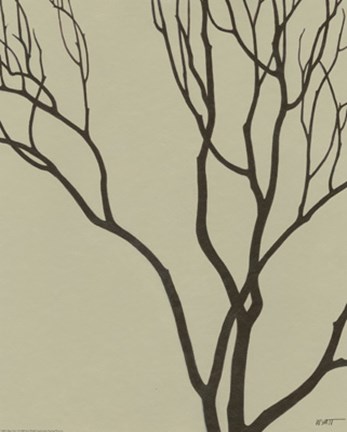 Framed Bare Tree I Print